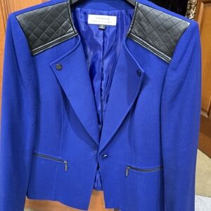 Zara Blue Jacket with Black Accents